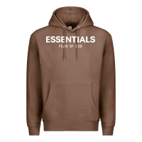 Chestnut fear of god essentials Premium Hoodie - ArtChic