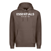 Coffee fear of god essentials Premium Hoodie - ArtChic