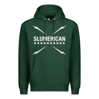 Sports Green slumerican Premium Hoodie - ArtChic