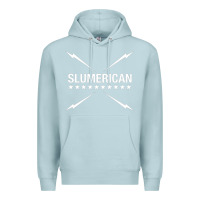 Blue Mist slumerican Premium Hoodie - ArtChic