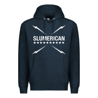 Navy slumerican Premium Hoodie - ArtChic