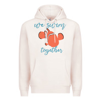 Pale Pink just keep swimming 25 Premium Hoodie - ArtChic