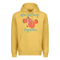 Antique Gold just keep swimming 25 Premium Hoodie - ArtChic