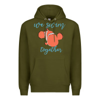 Army Green just keep swimming 25 Premium Hoodie - ArtChic