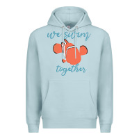 Blue Mist just keep swimming 25 Premium Hoodie - ArtChic