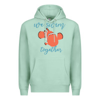 Seafoam just keep swimming 25 Premium Hoodie - ArtChic