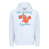 White just keep swimming 25 Premium Hoodie - ArtChic