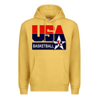 Antique Gold usa basketball Premium Hoodie - ArtChic