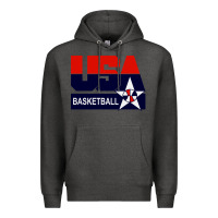 Charcoal Heather usa basketball Premium Hoodie - ArtChic