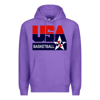Purple usa basketball Premium Hoodie - ArtChic