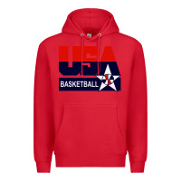 Red usa basketball Premium Hoodie - ArtChic