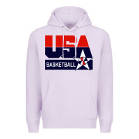 Lilac usa basketball Premium Hoodie - ArtChic