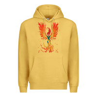 Antique Gold X-Men Jean Grey Phoenix Cosmic Flames Premium Hoodie - ArtChic
