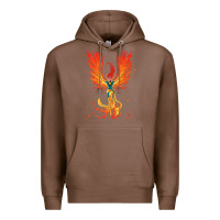 Chestnut X-Men Jean Grey Phoenix Cosmic Flames Premium Hoodie - ArtChic