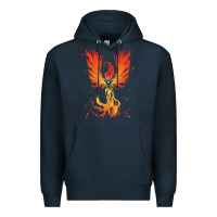 Navy X-Men Jean Grey Phoenix Cosmic Flames Premium Hoodie - ArtChic