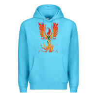Ocean Blue X-Men Jean Grey Phoenix Cosmic Flames Premium Hoodie - ArtChic