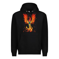 Black X-Men Jean Grey Phoenix Cosmic Flames Premium Hoodie - ArtChic