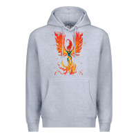 Heather Grey X-Men Jean Grey Phoenix Cosmic Flames Premium Hoodie - ArtChic