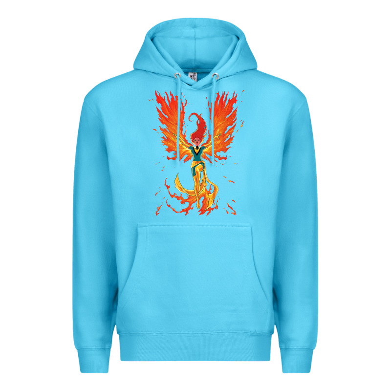 X-men Jean Grey Phoenix Cosmic Flames Premium Hoodie by ArtChic | Teevron