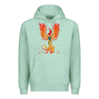 Seafoam X-Men Jean Grey Phoenix Cosmic Flames Premium Hoodie - ArtChic