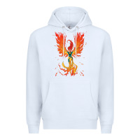 White X-Men Jean Grey Phoenix Cosmic Flames Premium Hoodie - ArtChic