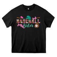 Black baseball sister Heavy Core Tee - BundleAndBundleShop