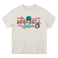 Cream baseball sister Heavy Core Tee - BundleAndBundleShop