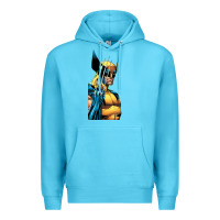 Ocean Blue wolverine 3 Premium Hoodie - ArtChic