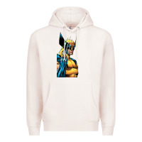 Pale Pink wolverine 3 Premium Hoodie - ArtChic
