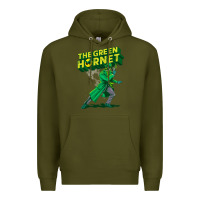 Army Green the vintage green hornet Premium Hoodie - ArtChic