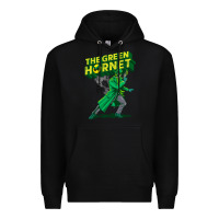 Black the vintage green hornet Premium Hoodie - ArtChic
