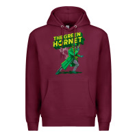 Burgundy the vintage green hornet Premium Hoodie - ArtChic