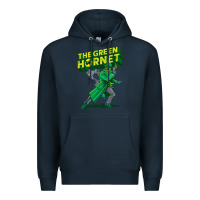 Navy the vintage green hornet Premium Hoodie - ArtChic