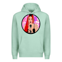 Seafoam red hair girl singing Premium Hoodie - ArtChic