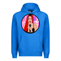 True Royal red hair girl singing Premium Hoodie - ArtChic