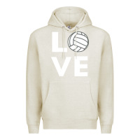Oatmeal Heather girls love volleyball Premium Hoodie - ArtChic