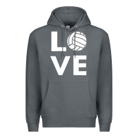 Rock girls love volleyball Premium Hoodie - ArtChic