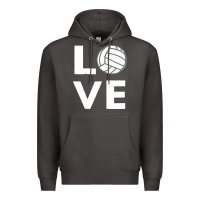 Smoke girls love volleyball Premium Hoodie - ArtChic