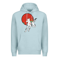 Blue Mist Okami Premium Hoodie - ArtChic