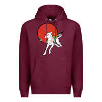 Burgundy Okami Premium Hoodie - ArtChic