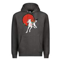 Charcoal Heather Okami Premium Hoodie - ArtChic