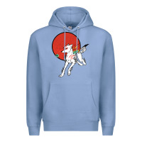 Colony Blue Okami Premium Hoodie - ArtChic