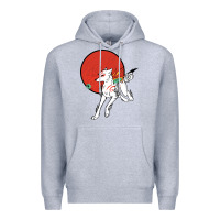 Heather Grey Okami Premium Hoodie - ArtChic