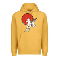 Mustard Okami Premium Hoodie - ArtChic