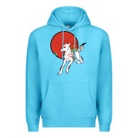 Ocean Blue Okami Premium Hoodie - ArtChic