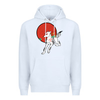 White Okami Premium Hoodie - ArtChic