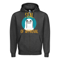Charcoal Heather Seal of Approval Zipper Hoodie - Bettercallsaul