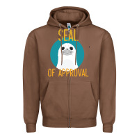 Chestnut Seal of Approval Zipper Hoodie - Bettercallsaul