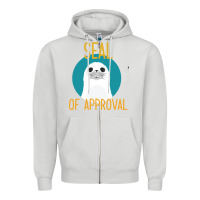 Seal Of Approval Zipper Hoodie | Teevron