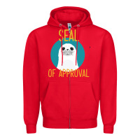 Red Seal of Approval Zipper Hoodie - Bettercallsaul
